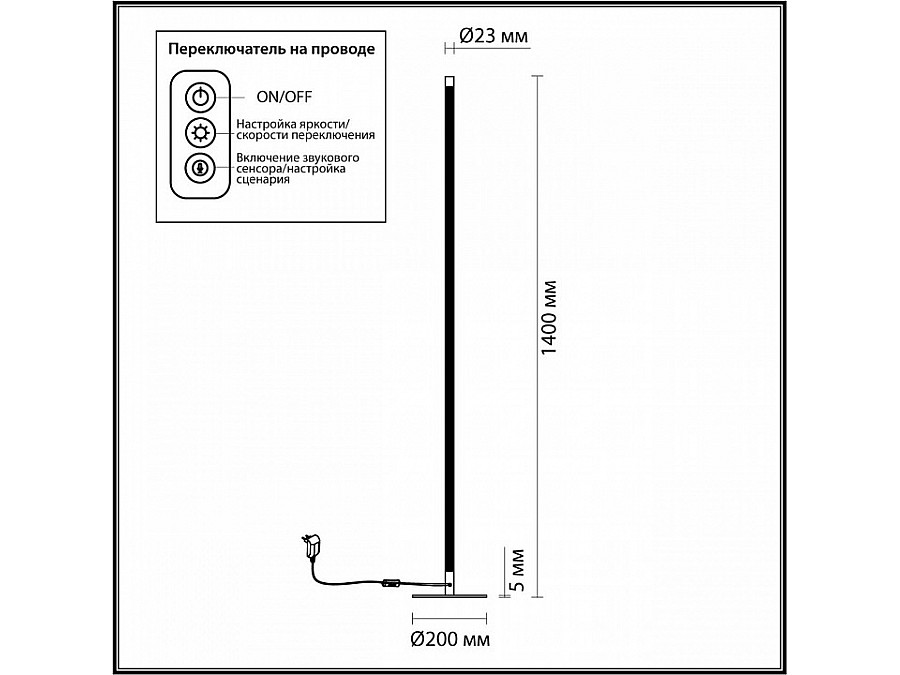 Торшер Odeon Light Fillini 4335/32FL