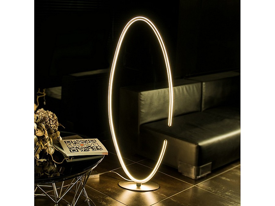 Торшер Eurosvet Gap 80415/1 сатин-никель 65W