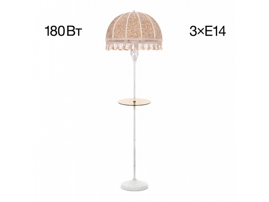 Стол журнальный с торшером Citilux Базель CL407925T