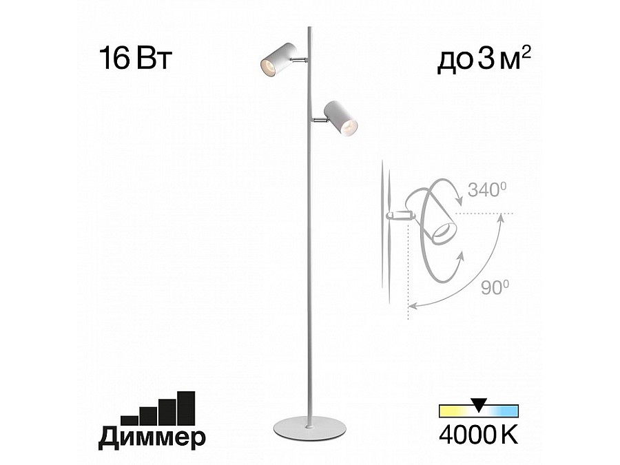 Торшер Citilux Twin CL809010N