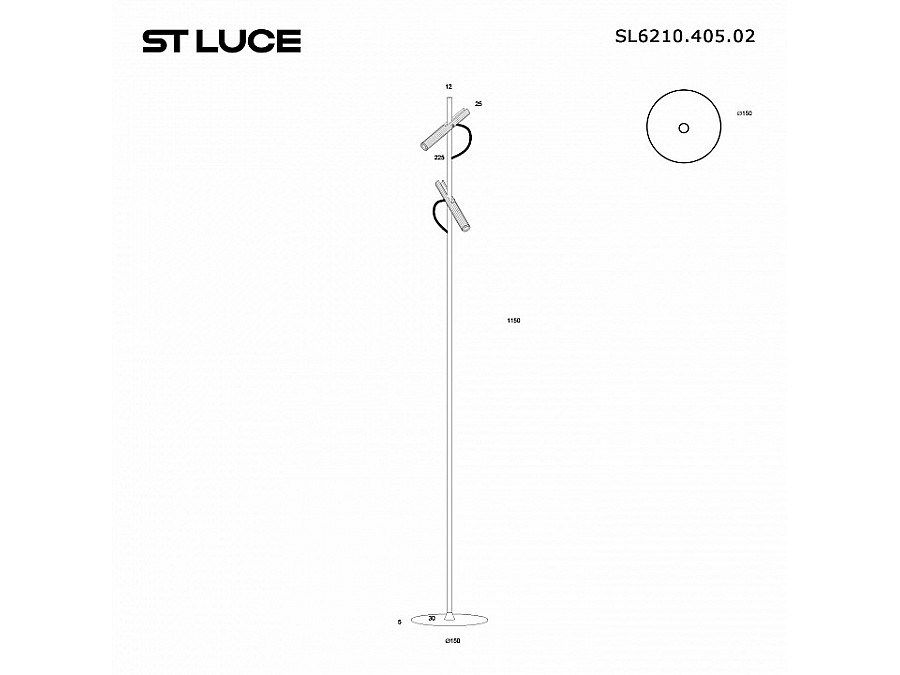 Торшер ST-Luce LILT SL6210.405.02