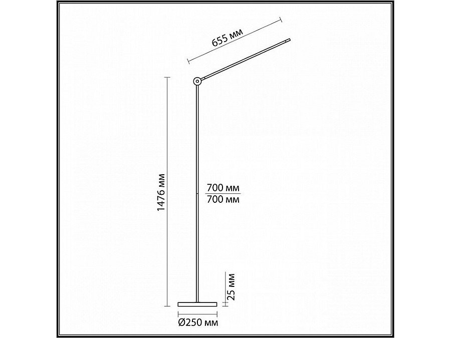 Торшер Odeon Light Foden 7101/15FL