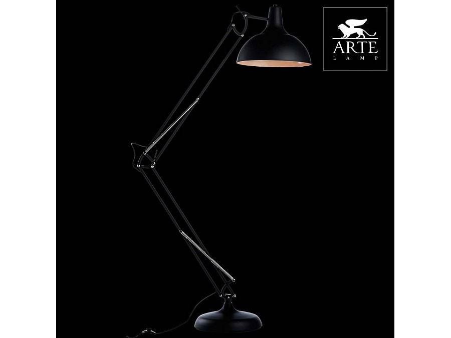 Торшер Arte Lamp Goliath A2487PN-1BK