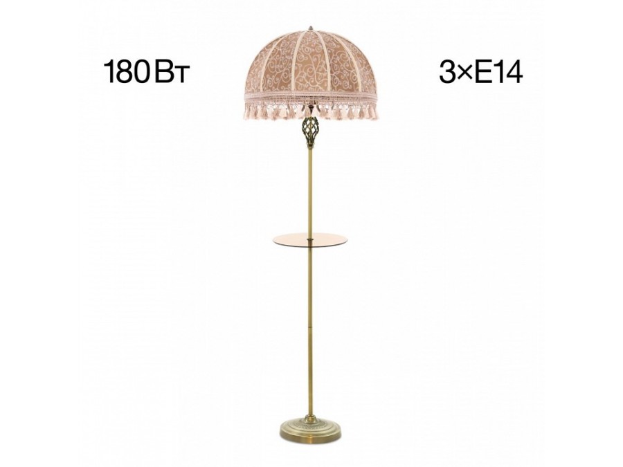 Стол журнальный с торшером Citilux Базель CL407935T