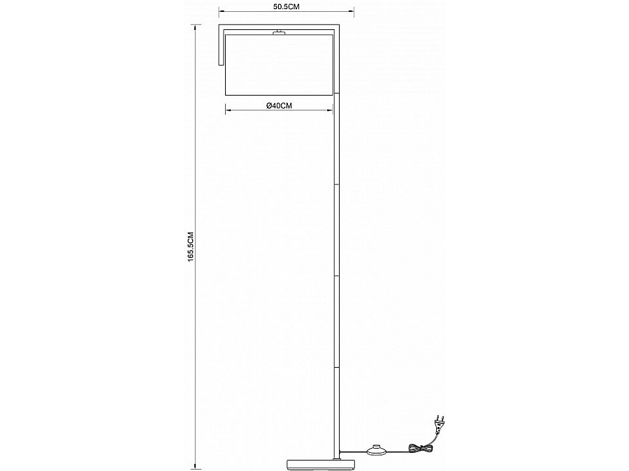 Торшер Arte Lamp Aperol A5031PN-1SS