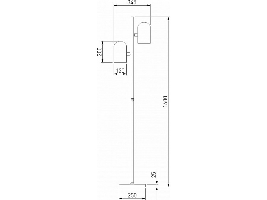 Торшер Eurosvet Bambola 01164/2 латунь
