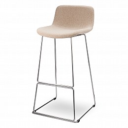 Барный стул Neo Soft 77 см, бежевое букле