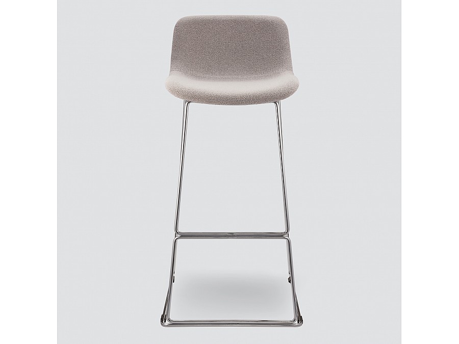 Барный стул Neo Soft 77 см, серое букле