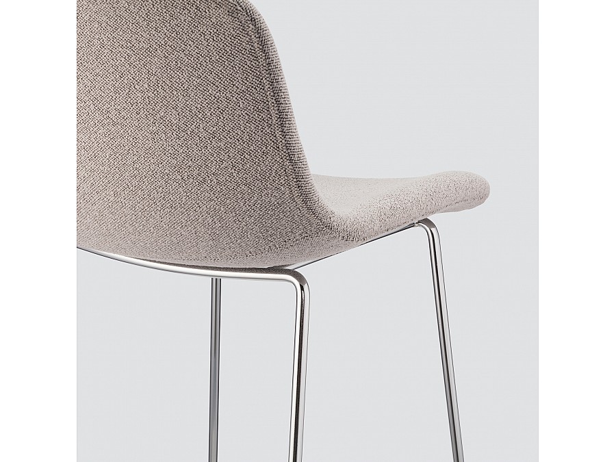 Барный стул Neo Soft 77 см, серое букле