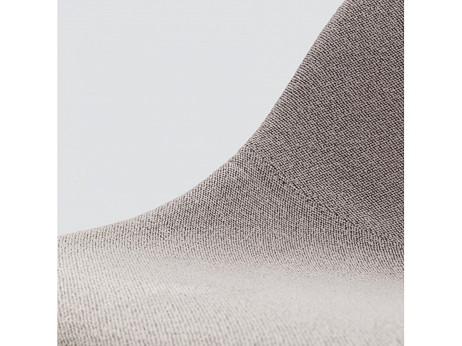 Барный стул Vid Soft 75 см, серое букле, ножки хром