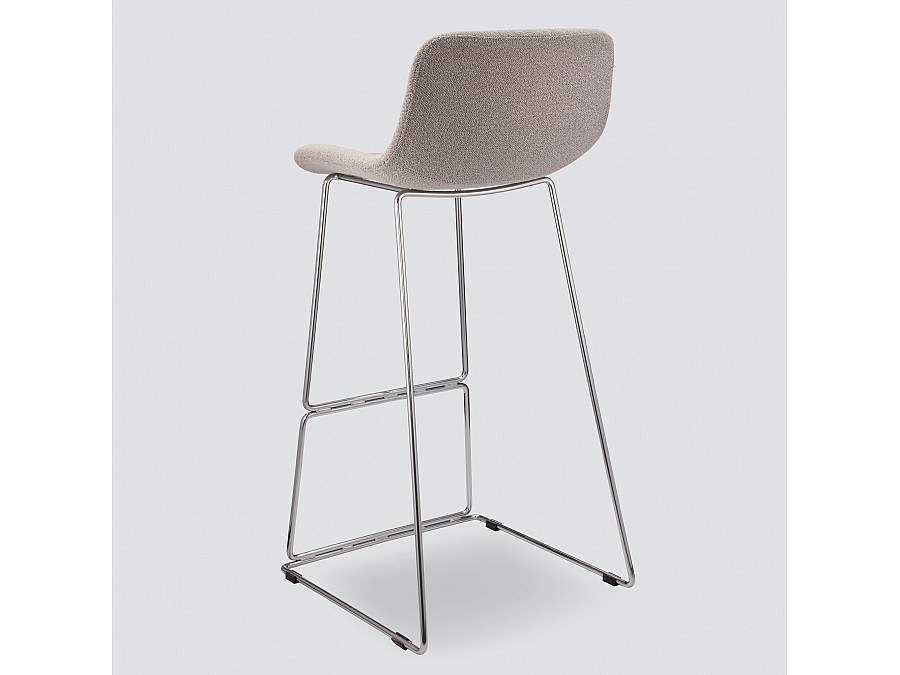 Барный стул Neo Soft 77 см, серое букле