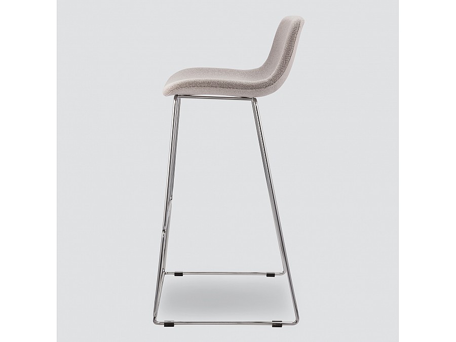 Барный стул Neo Soft 77 см, серое букле