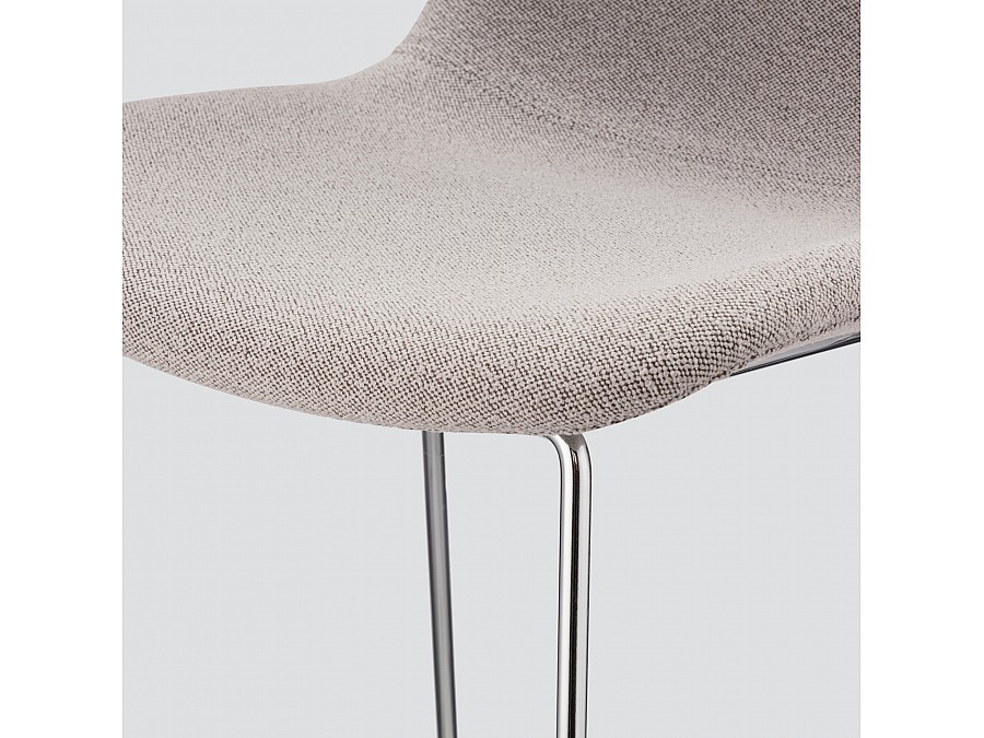 Барный стул Neo Soft 77 см, серое букле