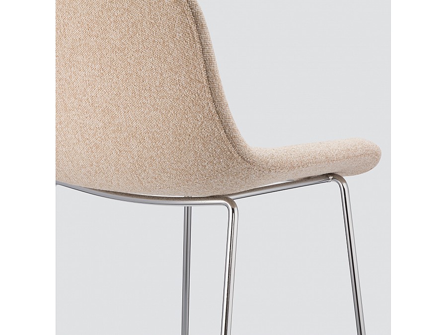 Барный стул Neo Soft 77 см, бежевое букле