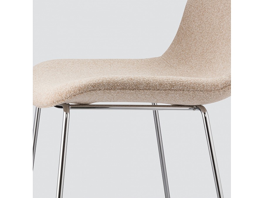Барный стул Neo Soft 77 см, бежевое букле