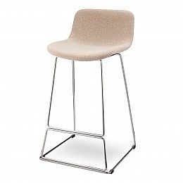 Полубарный стул Neo Soft 65 см, бежевое букле