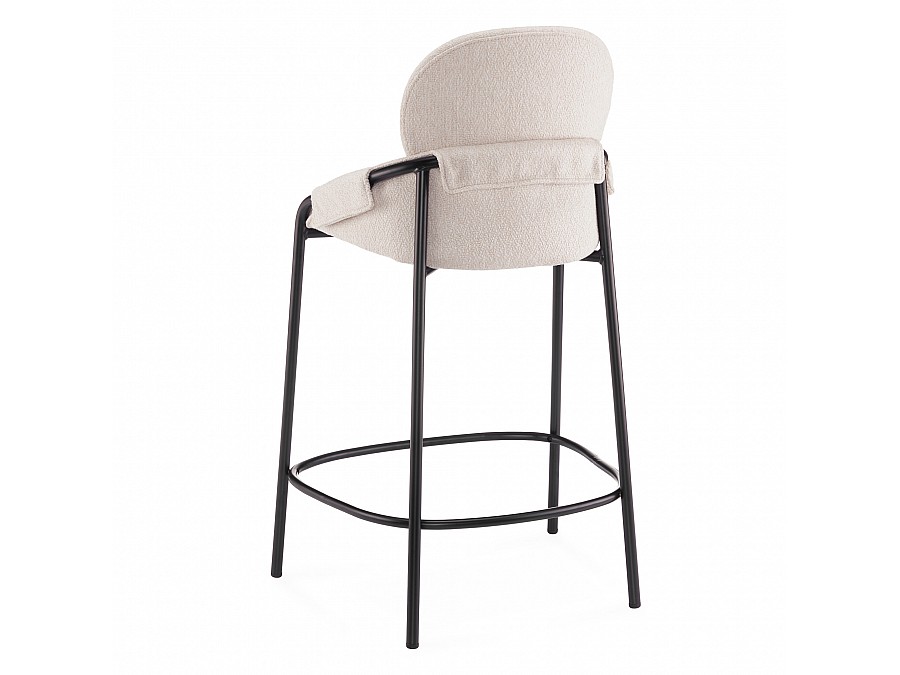 Полубарный стул Lok, 65 см, бежевое букле