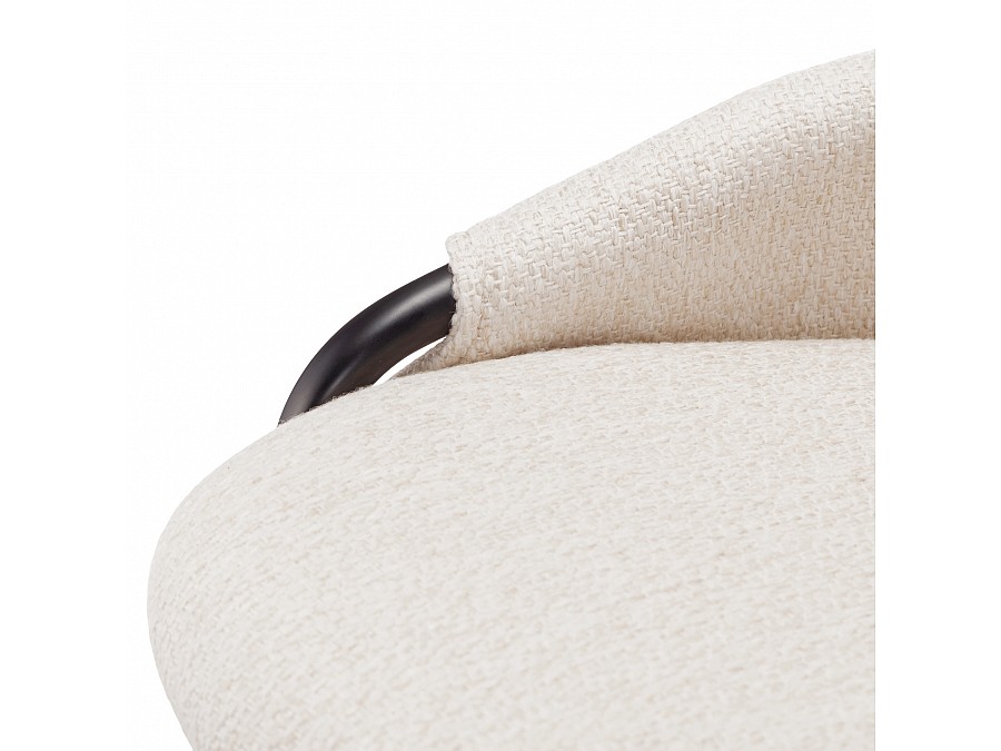 Полубарный стул Lok, 65 см, бежевое букле