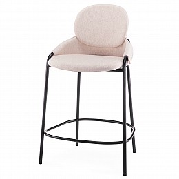 Полубарный стул Lok, 65 см, бежевое букле
