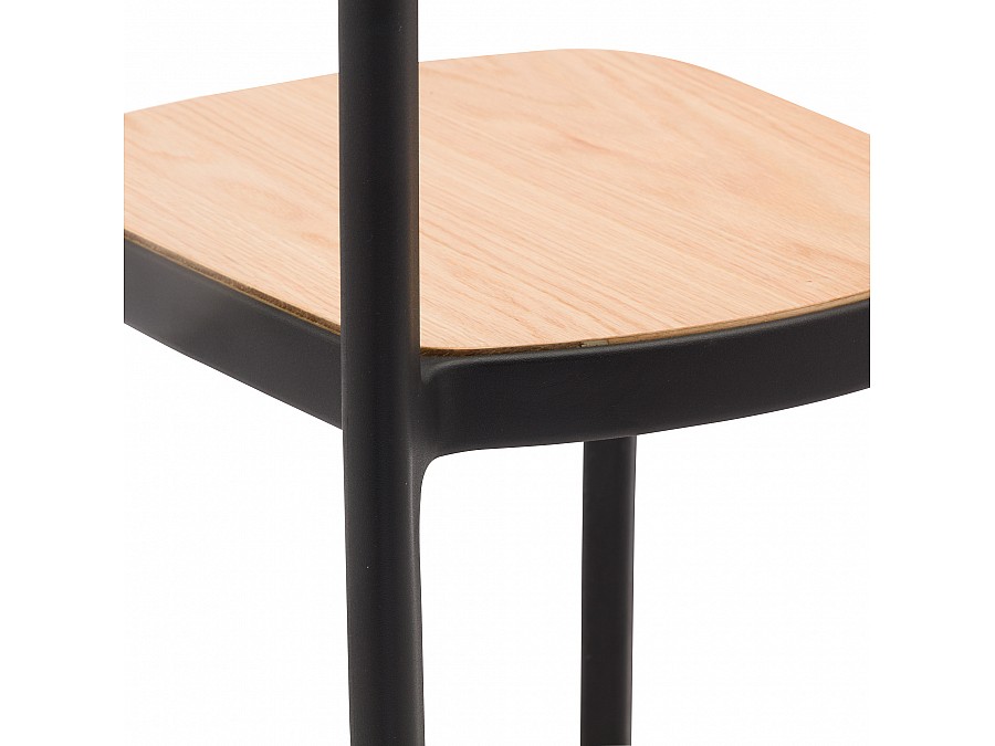 Стул Obu Wood черный