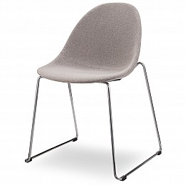 Стул Vid Soft серое букле, ножки хром