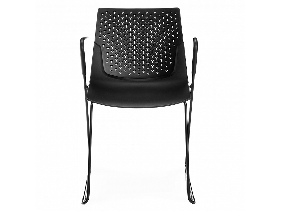 Стул с подлокотниками FX черный