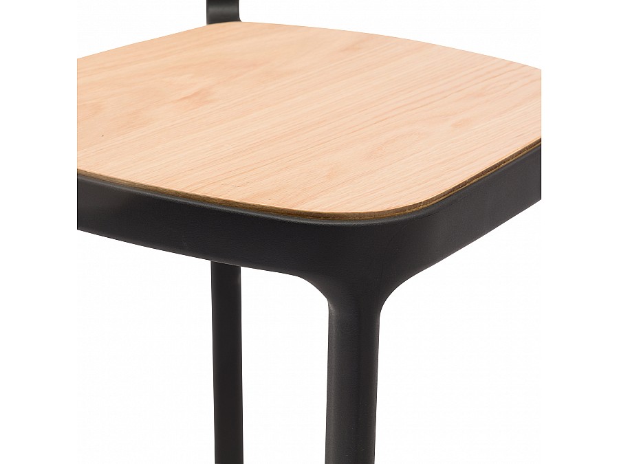 Стул Obu Wood черный