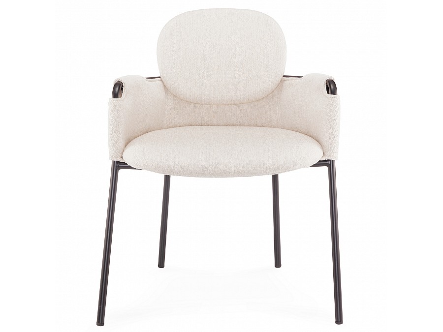 Стул Lok Arms бежевое букле