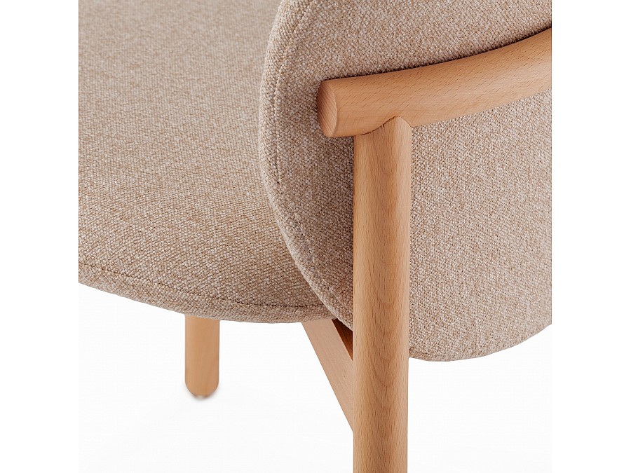 Стул Meiko бежевое букле