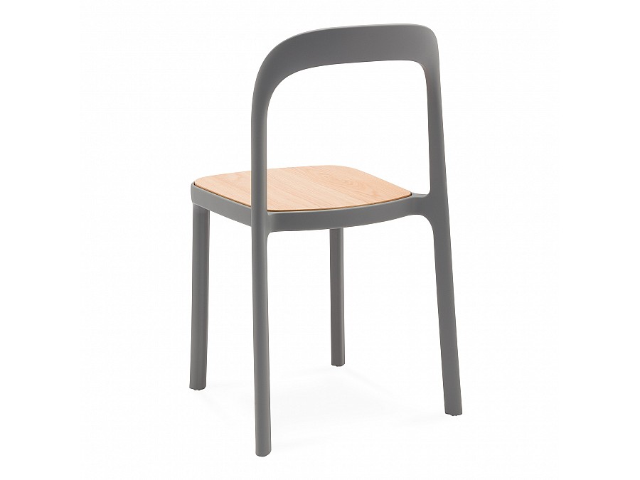 Стул Obu Wood серый