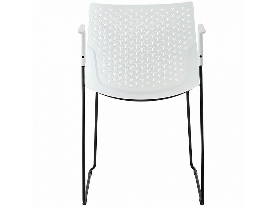 Стул с подлокотниками FX белый