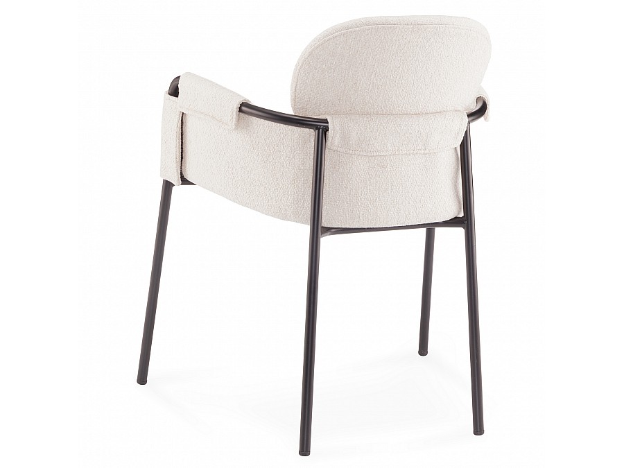 Стул Lok Arms бежевое букле