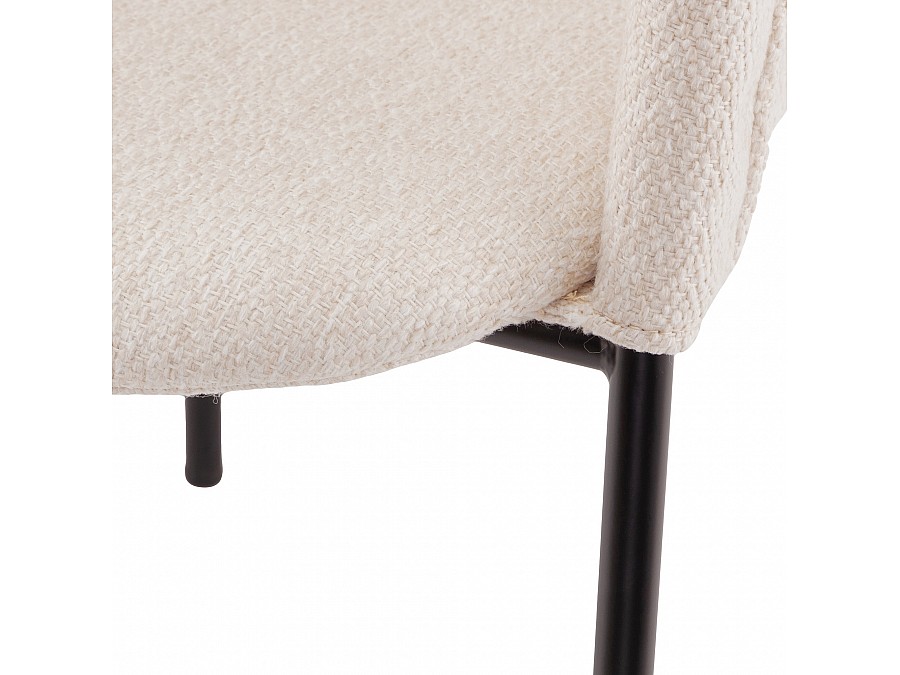 Стул Lok Arms бежевое букле