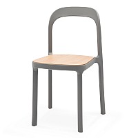 Стул Obu Wood серый