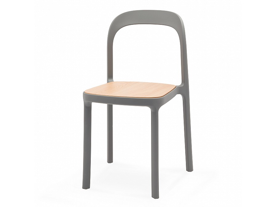 Стул Obu Wood серый
