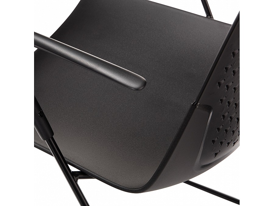 Стул с подлокотниками FX черный