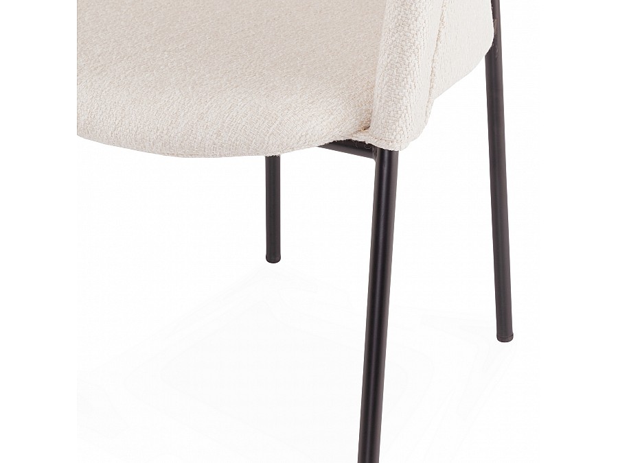 Стул Lok Arms бежевое букле