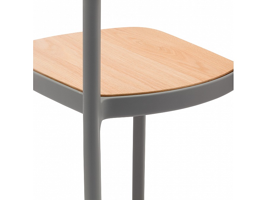 Стул Obu Wood серый