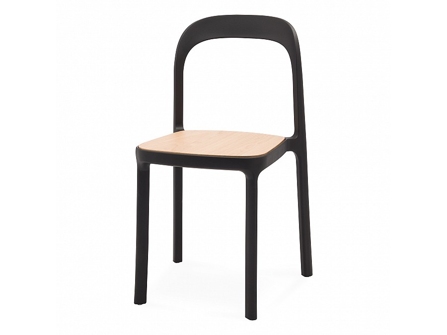 Стул Obu Wood черный